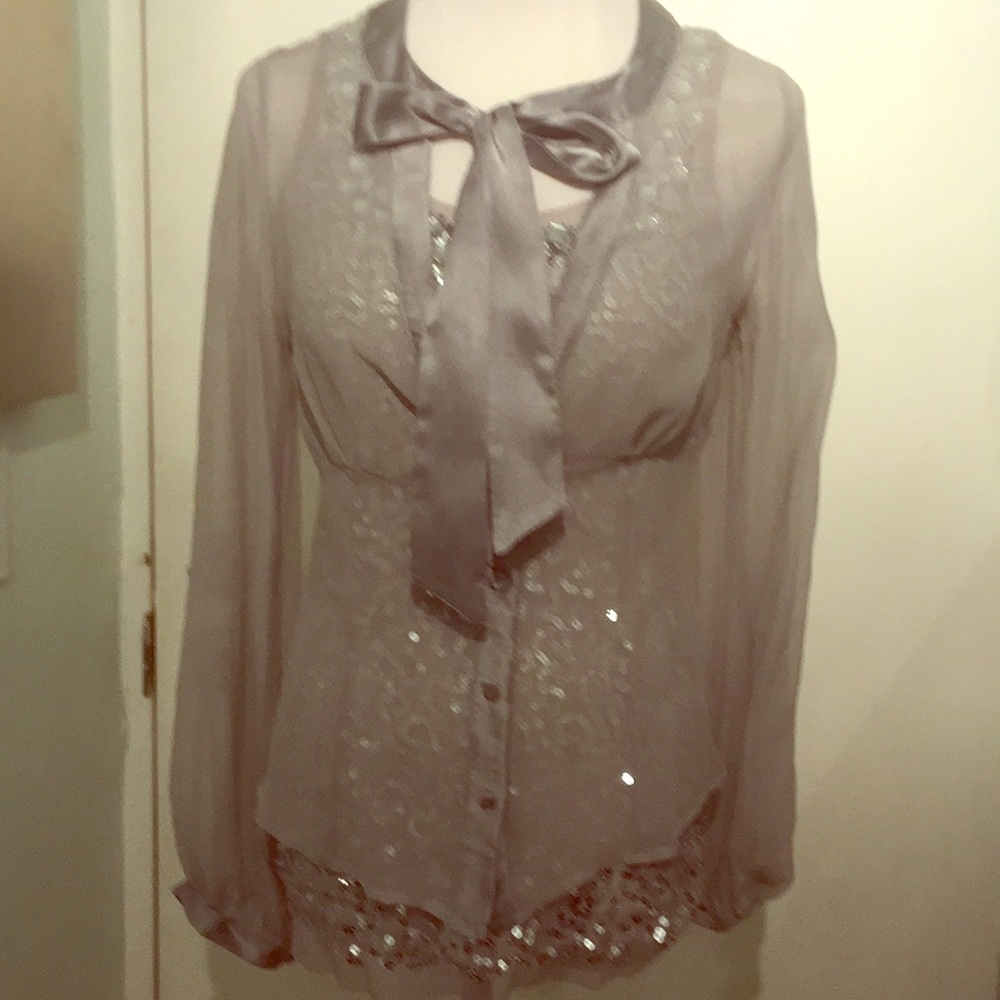 Arden B silk shirt